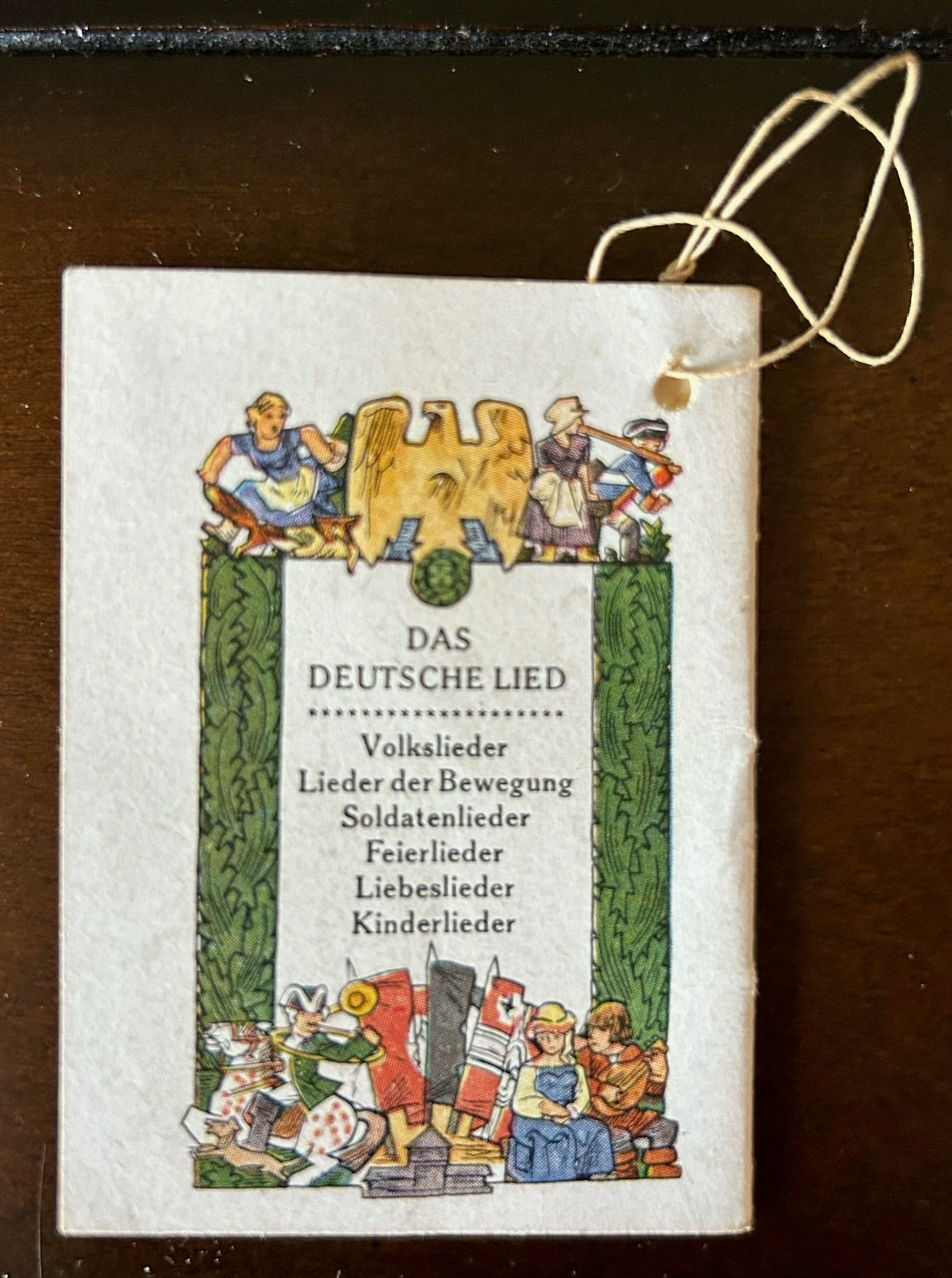 WHW donation booklet - Das Deutsche Lied songbook, vol 1