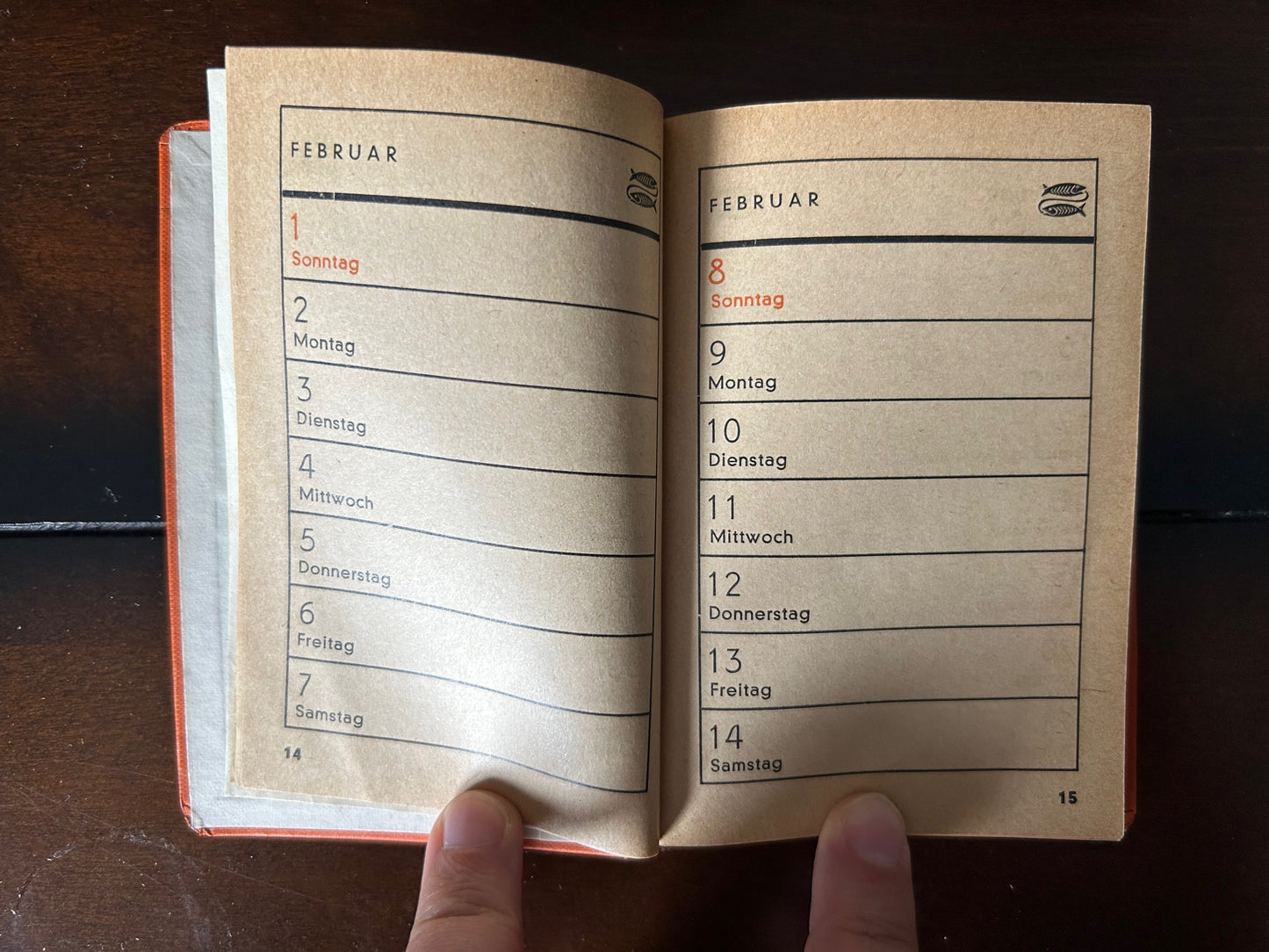 1931 pocket calendar - SPD party / organization
