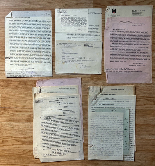 Document grouping - German POW / KIA, Yugoslavia 1944