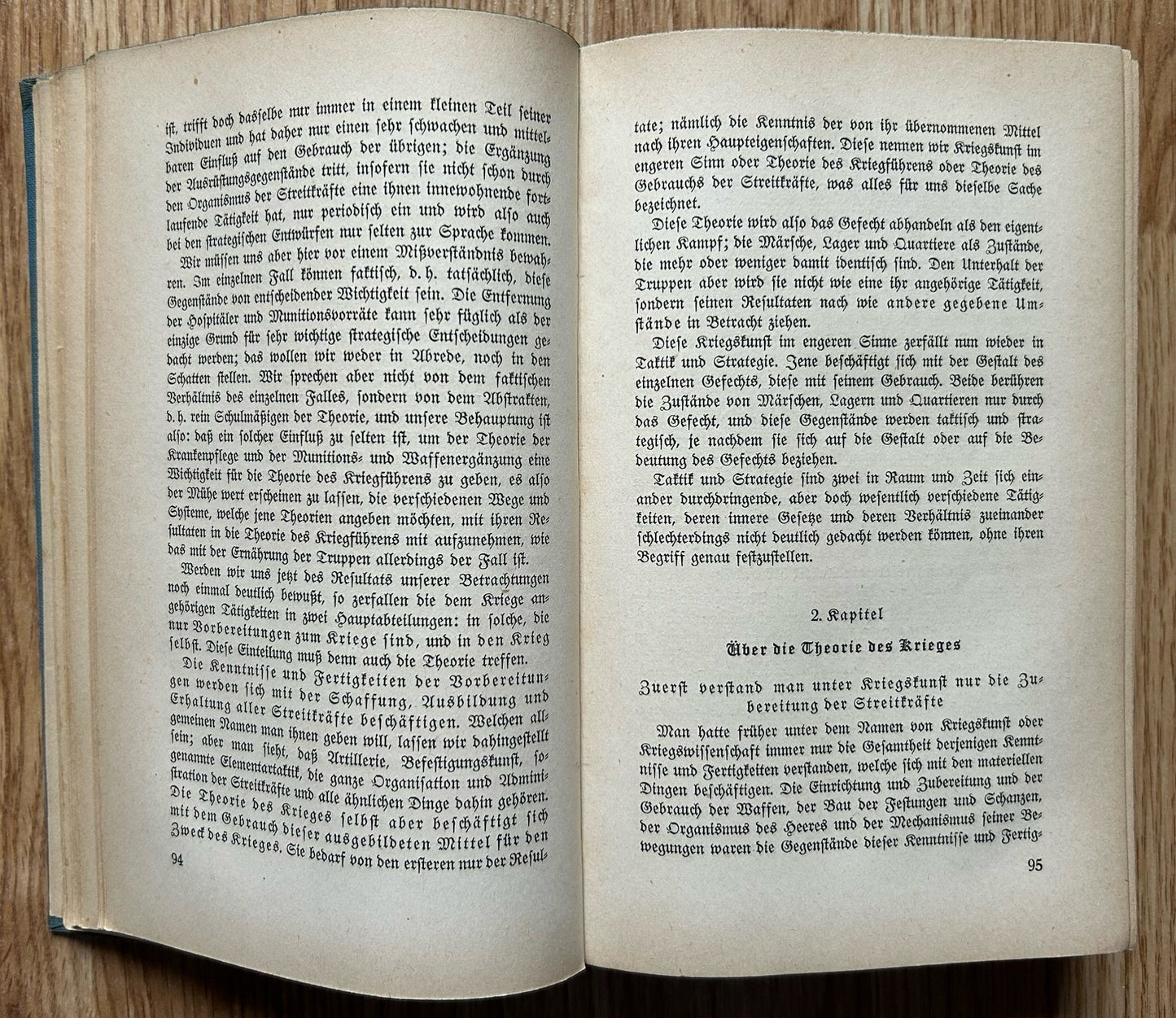 On War / Vom Kriege - Clausewitz, 1935 edition