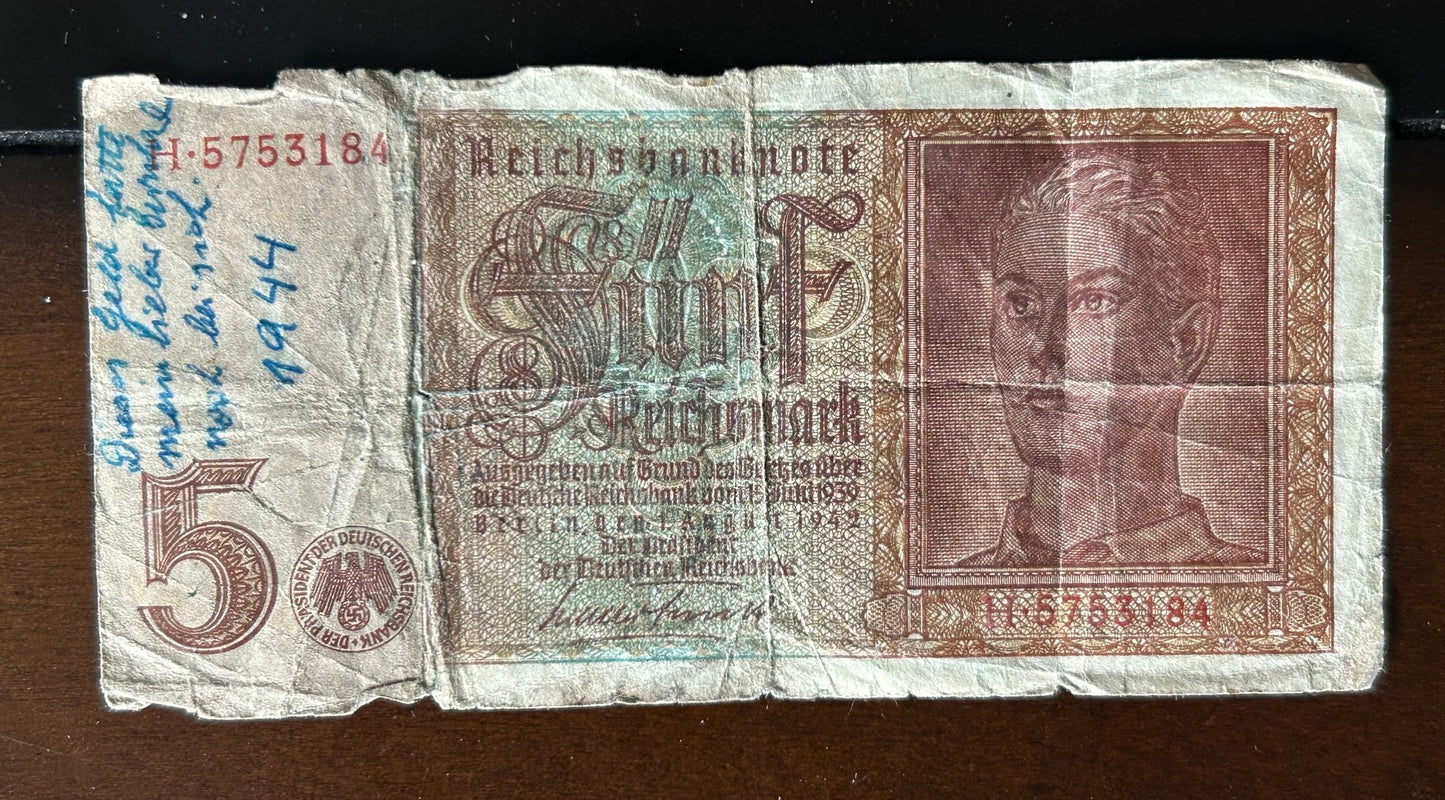 German currency grouping - WW2 and Allied occupation