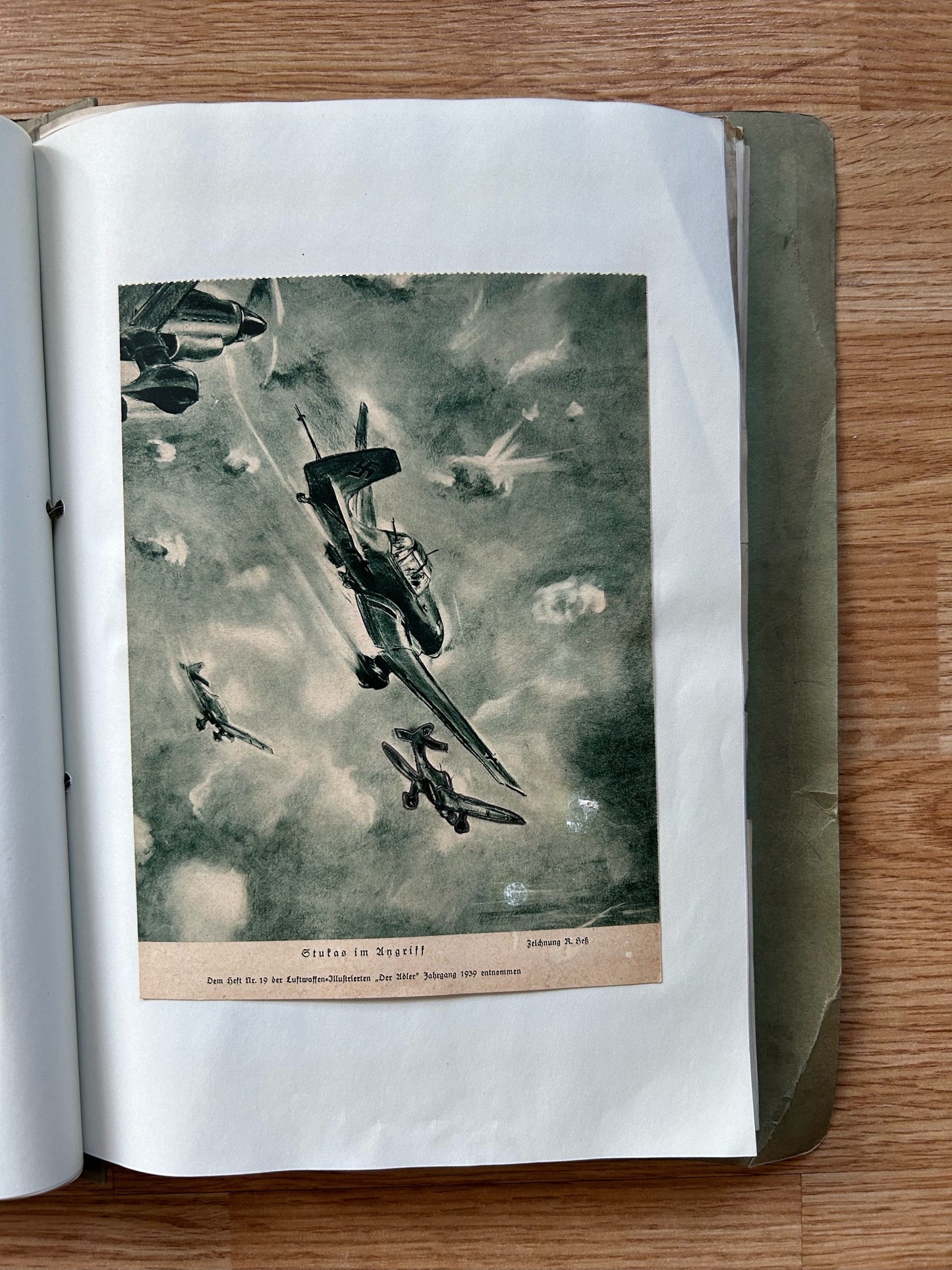 1942 German folder - postcards and newspaper clippings