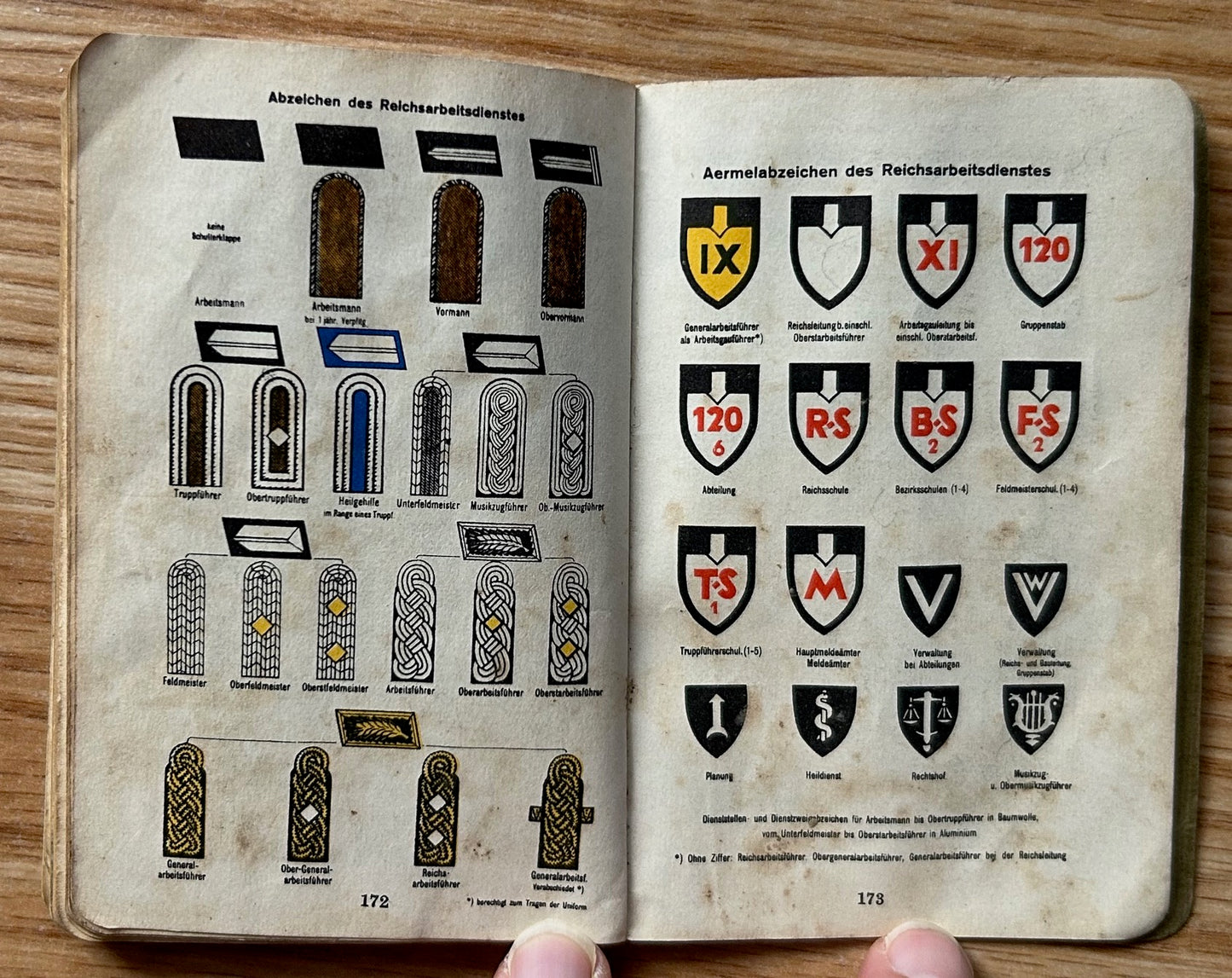 1939 pocket calendar - colourized reference pages