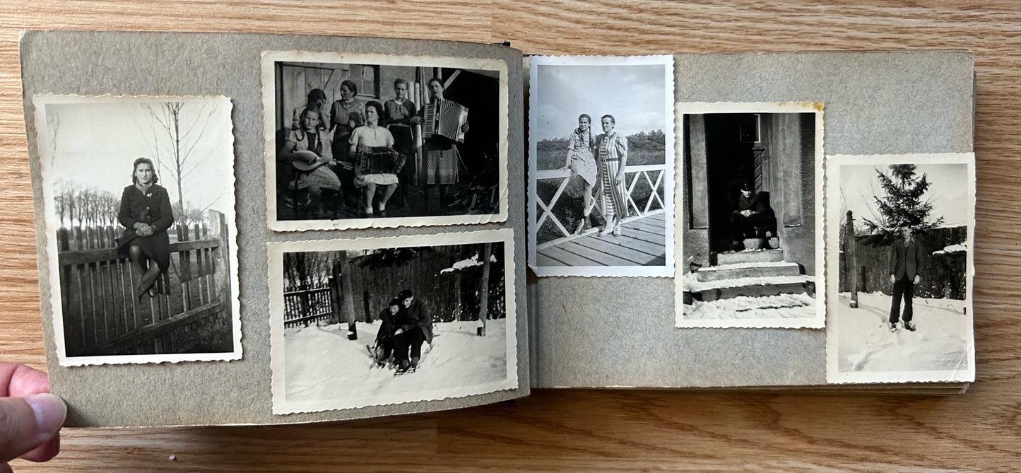 WW2 German family photo album - civilian, army, HJ, RAD
