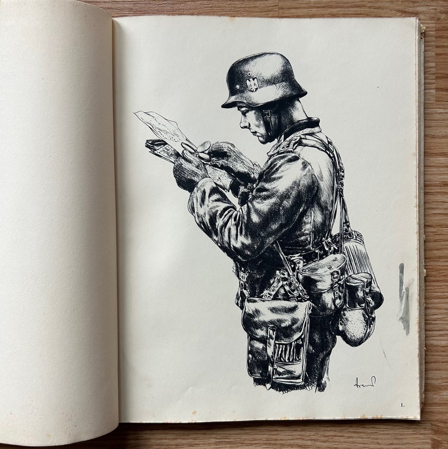 Männer und Waffen des Deutschen Heeres- Hardcover book of prints