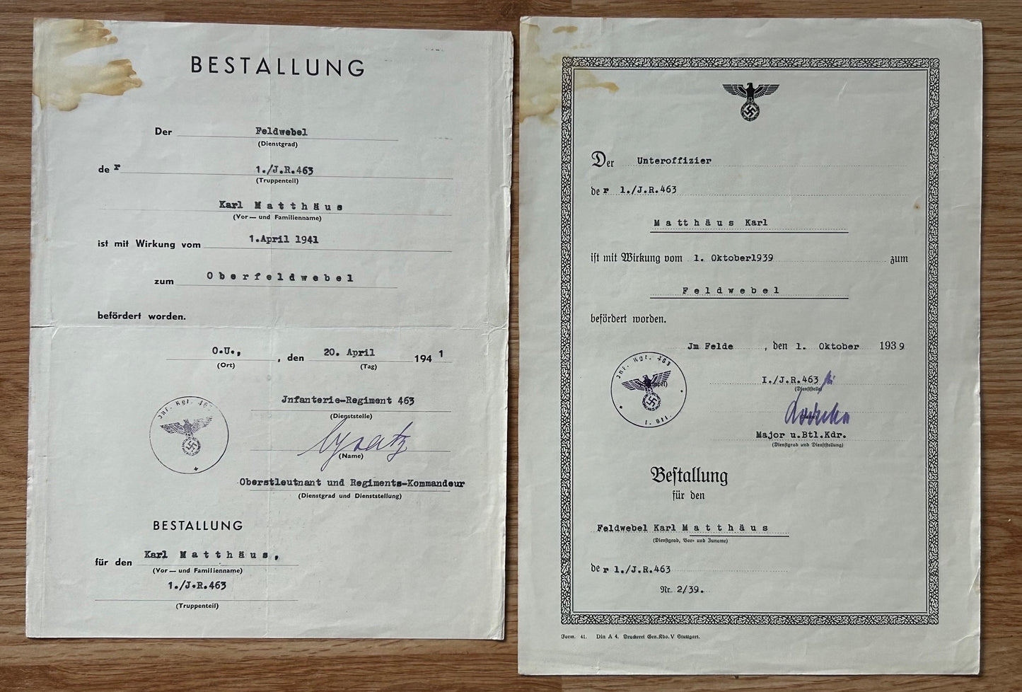Wehrpass and medal grouping - Sergeant, KIA Battle of Moscow 41