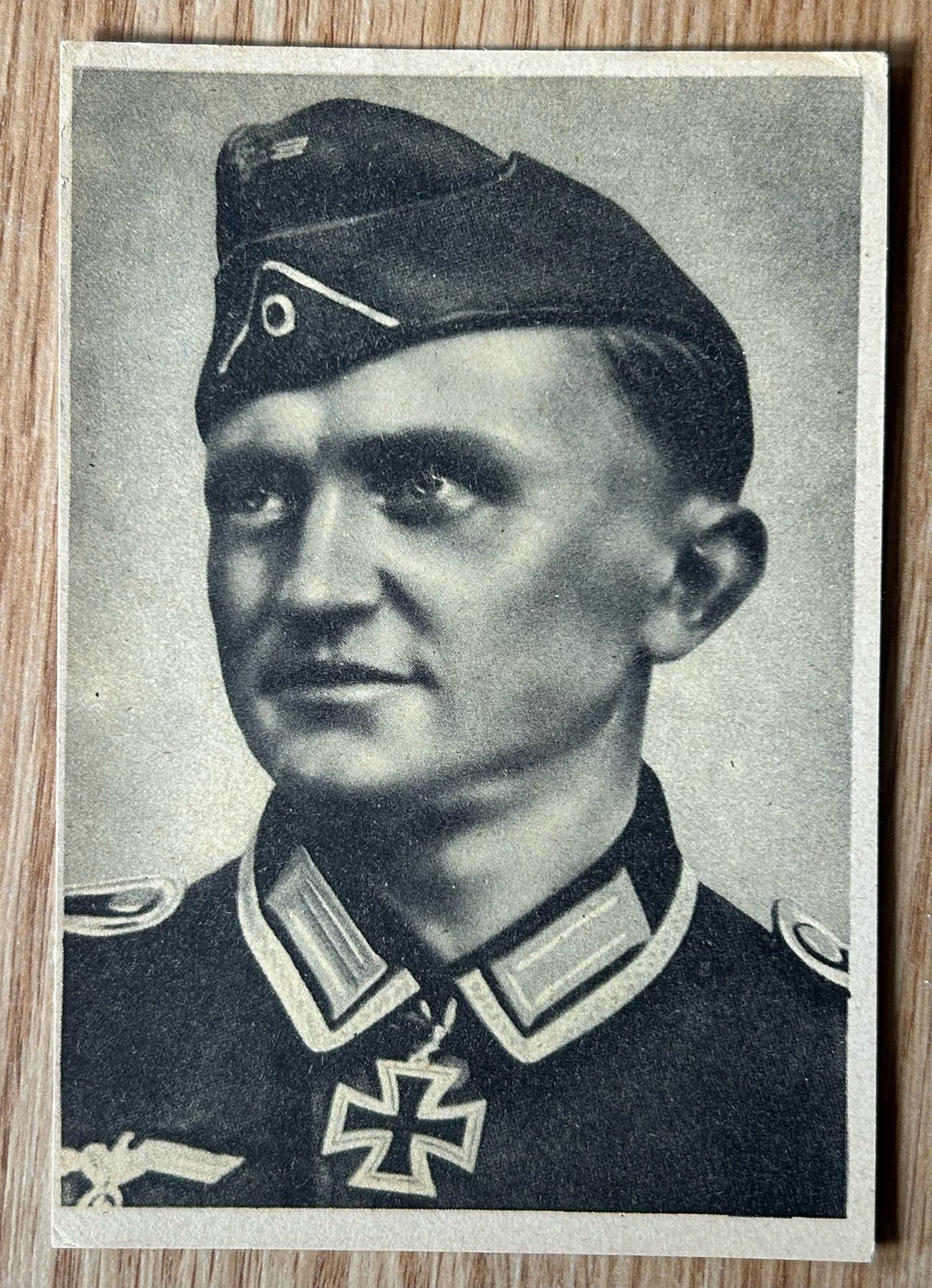 Knight’s Cross winner Peter Merten photo postcard