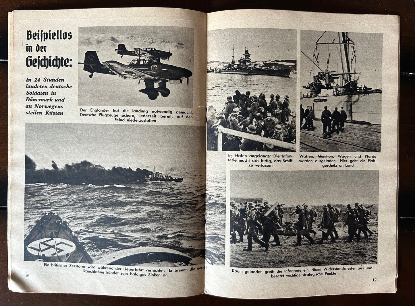 Kleine Kriegshefte nr. 3 - 10 Stunden schneller! 1940 booklet