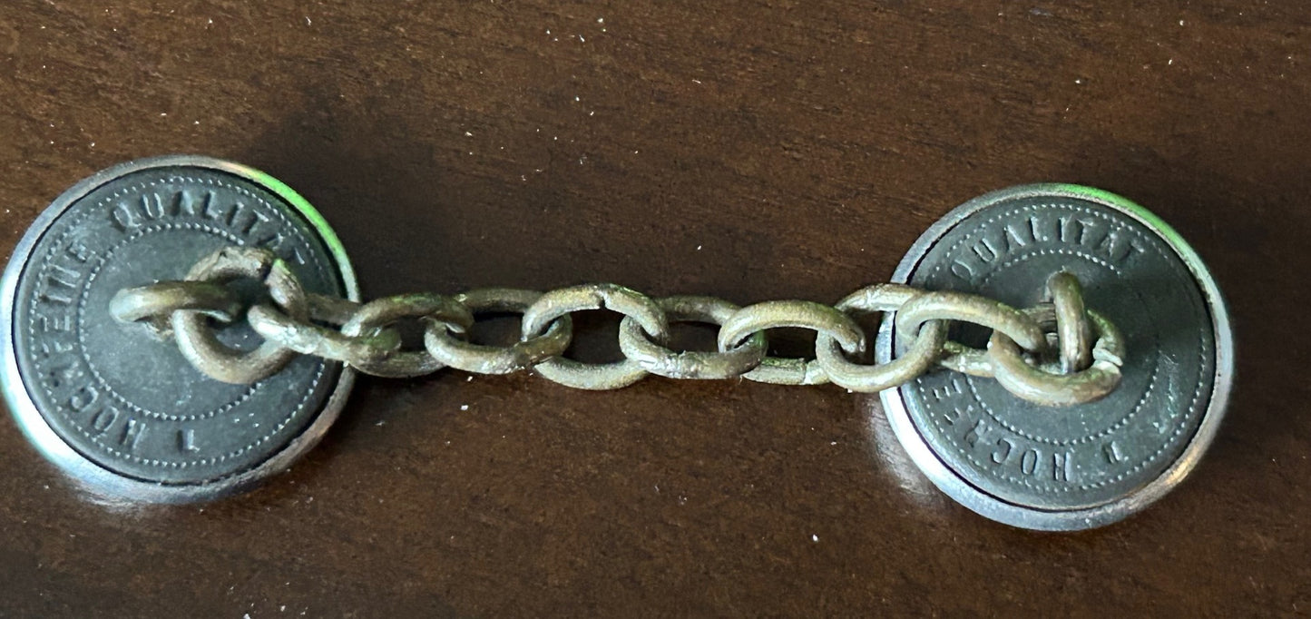 WW1 German naval parade jacket chained closure buttons