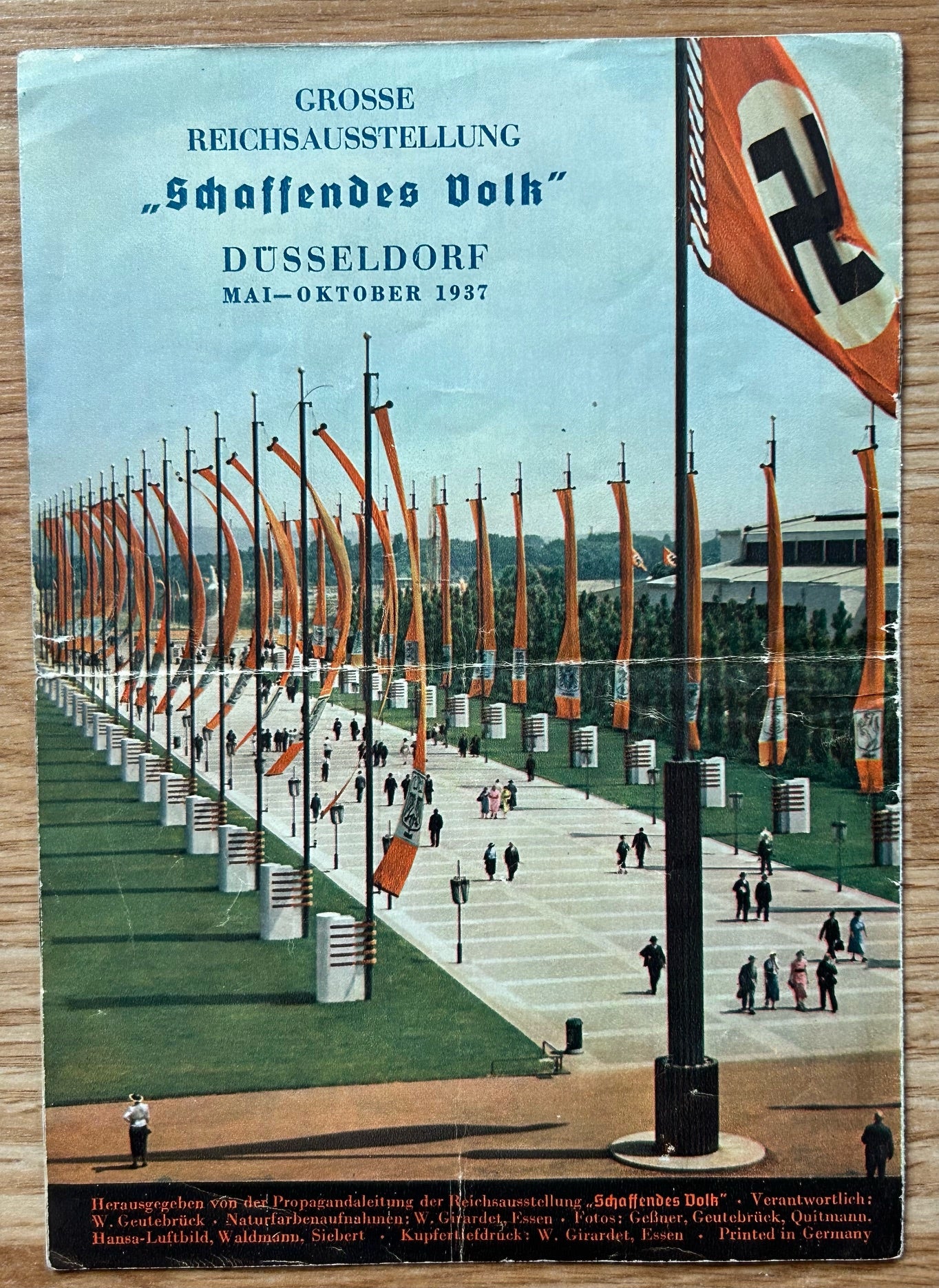 NSDAP art event pamphlet - Düsseldorf, 1937