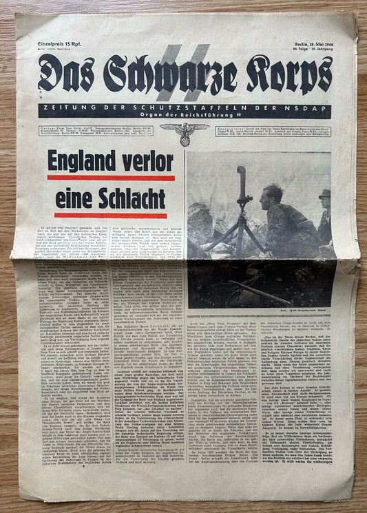 SS Schwarze Korps newspaper - May 1944