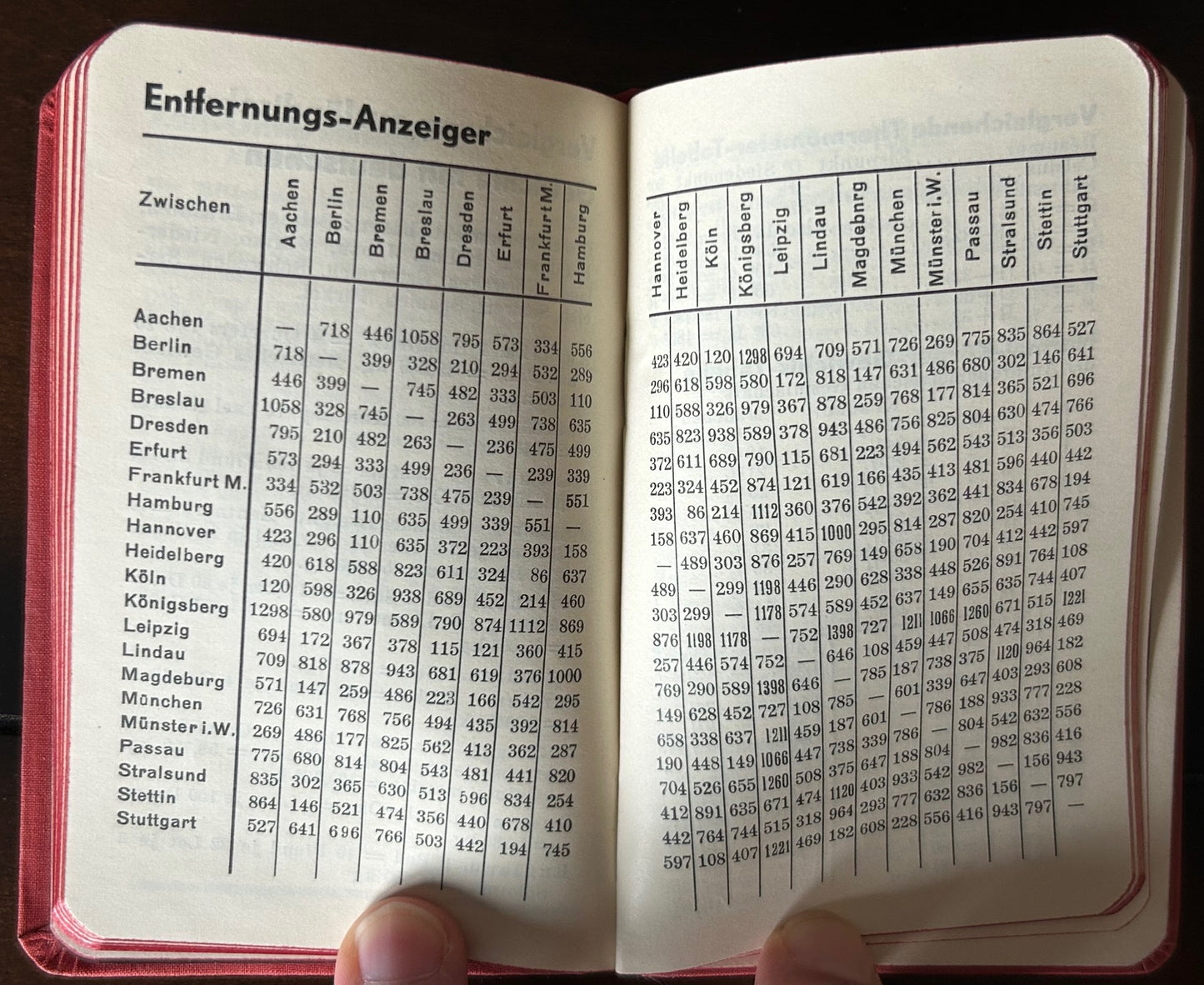 1930 pocket almanac / calendar - Baden region
