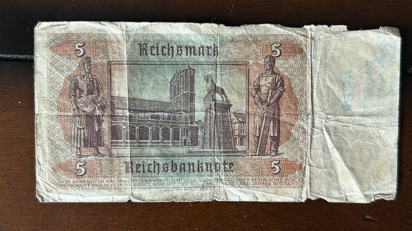 German currency grouping - WW2 and Allied occupation