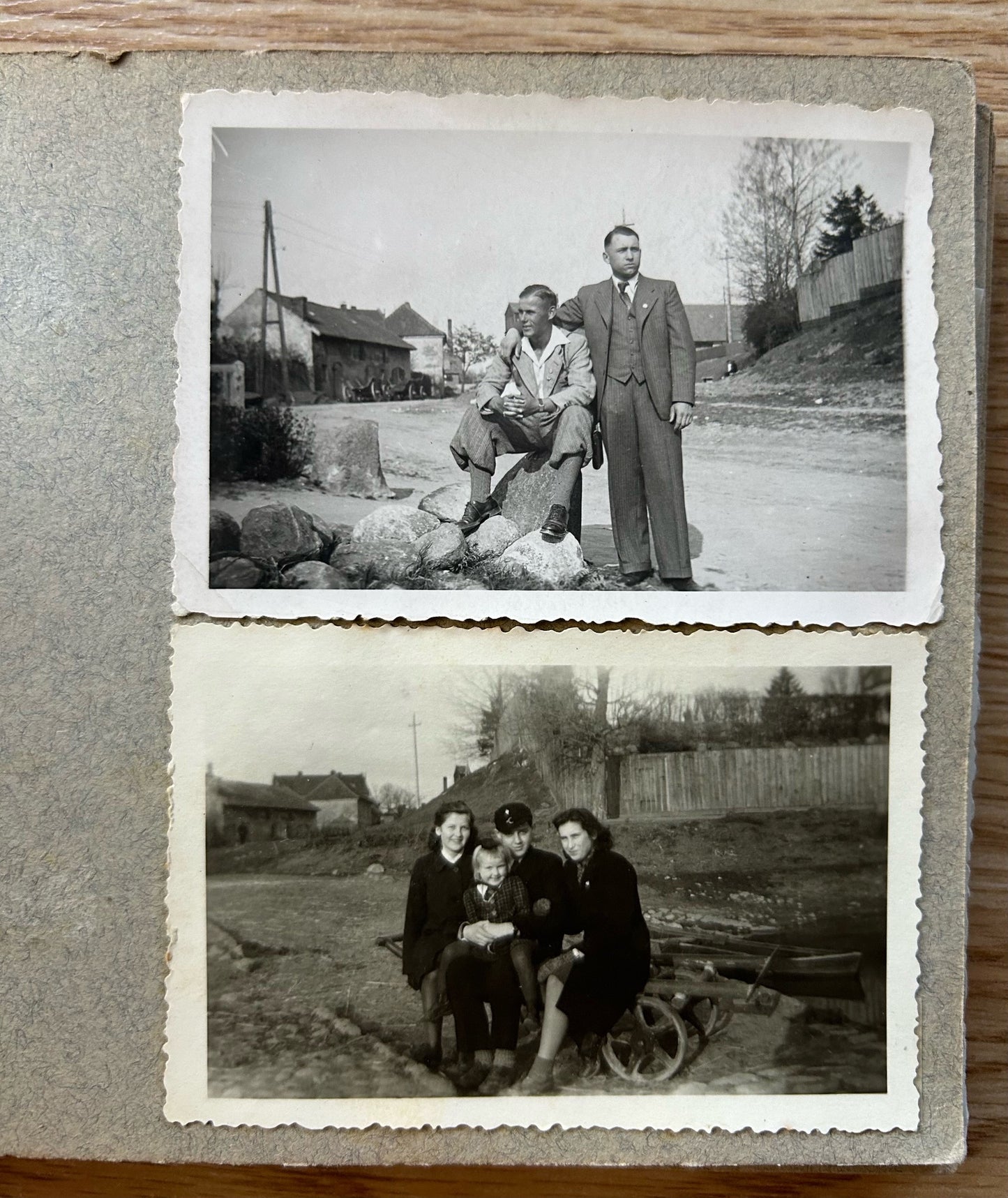 WW2 German family photo album - civilian, army, HJ, RAD