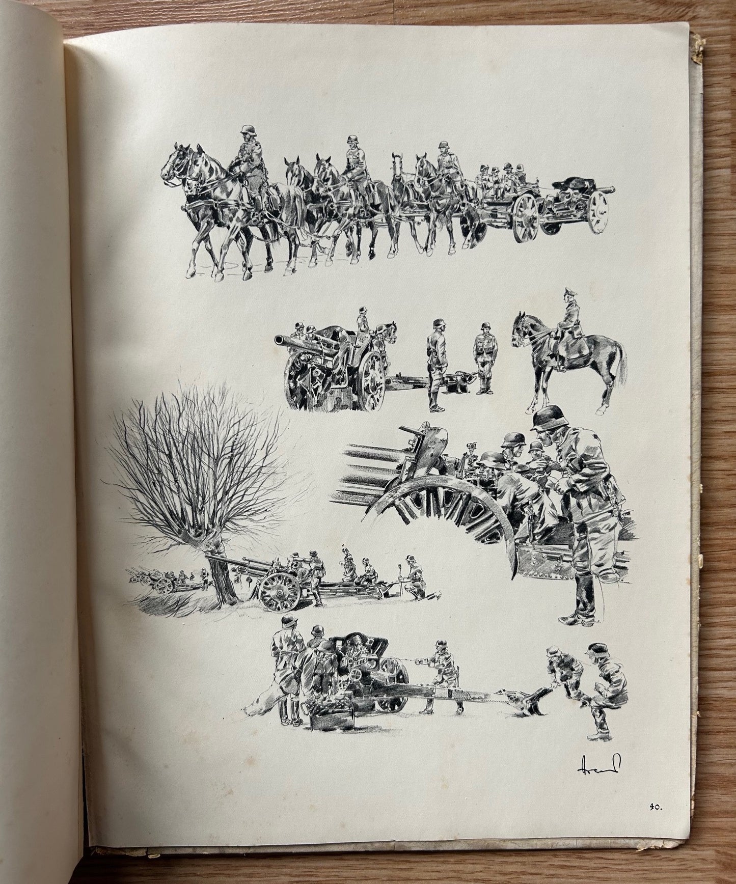 Männer und Waffen des Deutschen Heeres- Hardcover book of prints