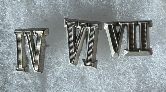 3 NCO unit shoulder strap cyphers