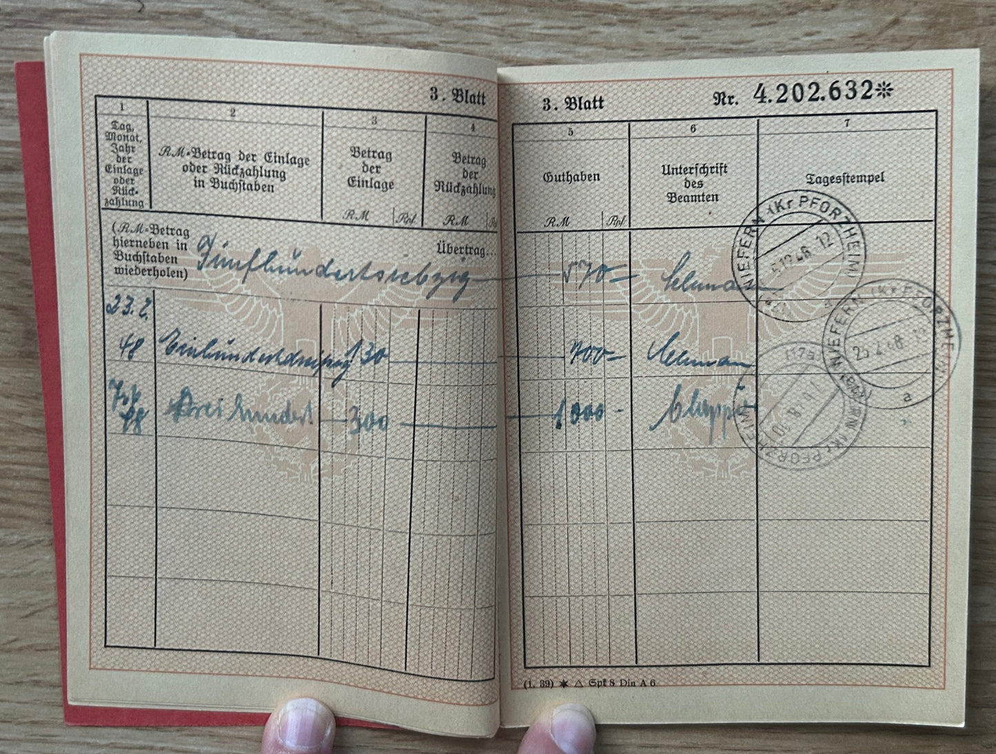 WW2 Postal savings booklet and docs grouping