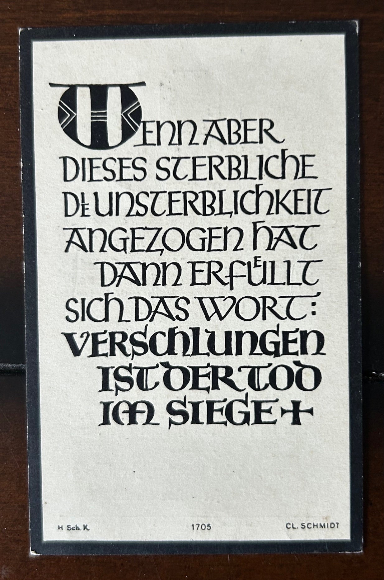 WW2 German Death Card - NCO Mot. Inf. KIA Belarus 41