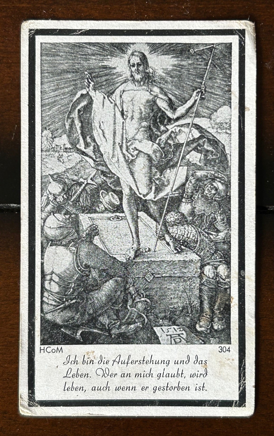 WW2 German Death card - Panzerjäger soldier