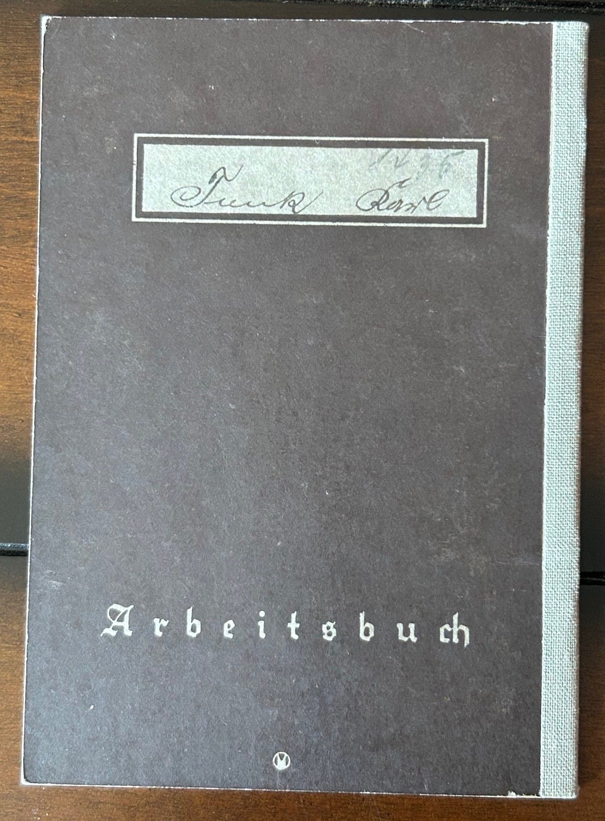 Arbeitsbuch - Gelsenkirchen coal miner