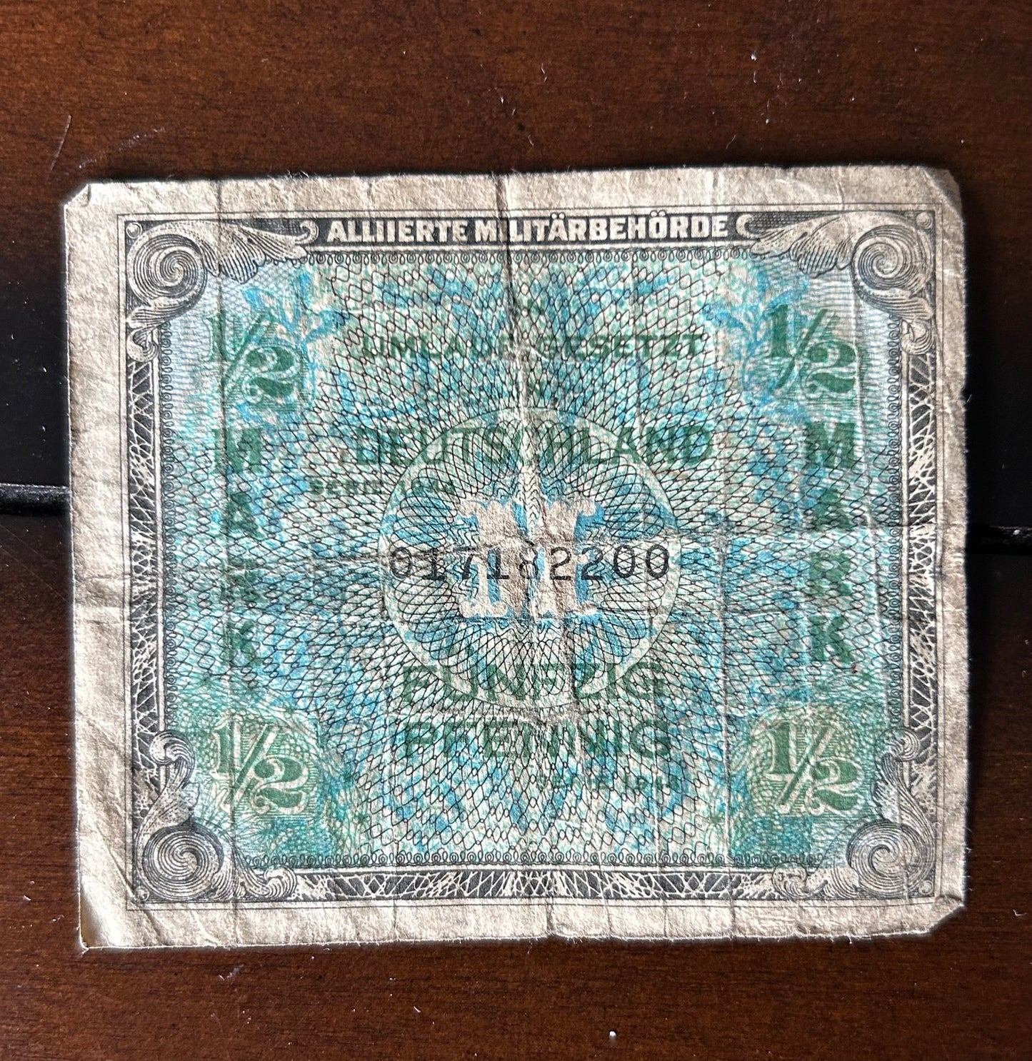 German currency grouping - WW2 and Allied occupation