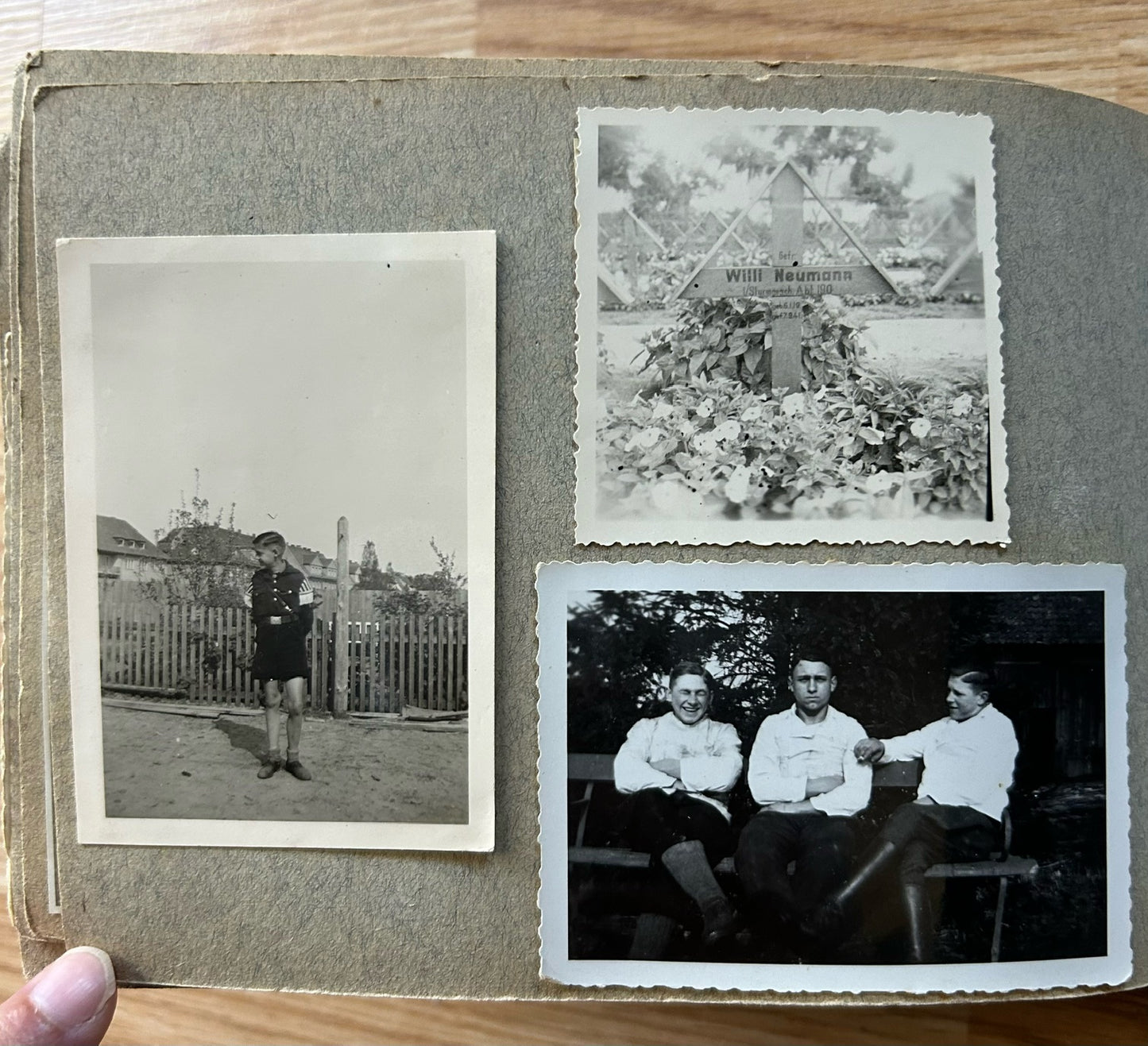 WW2 German family photo album - civilian, army, HJ, RAD