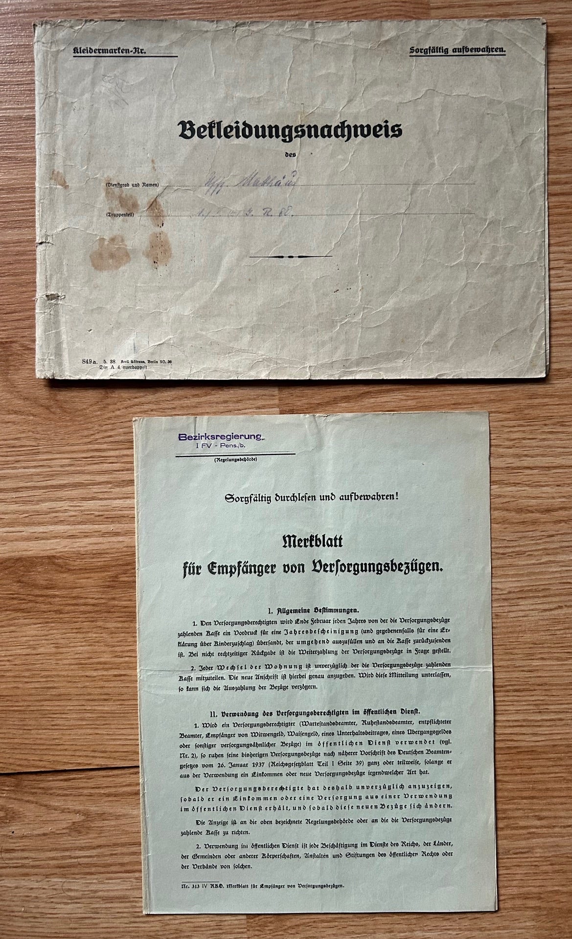 Wehrpass and medal grouping - Sergeant, KIA Battle of Moscow 41