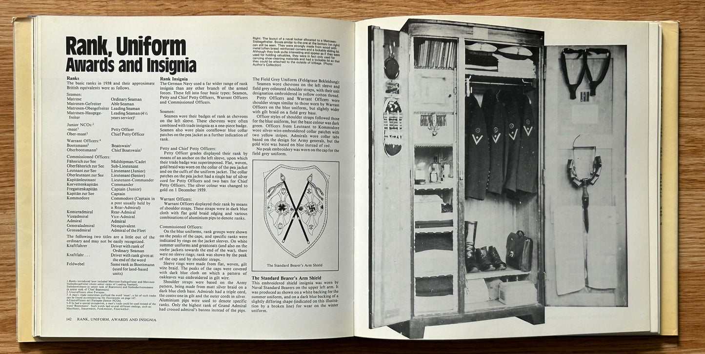 The German Navy in World War Two - hardcover reference book