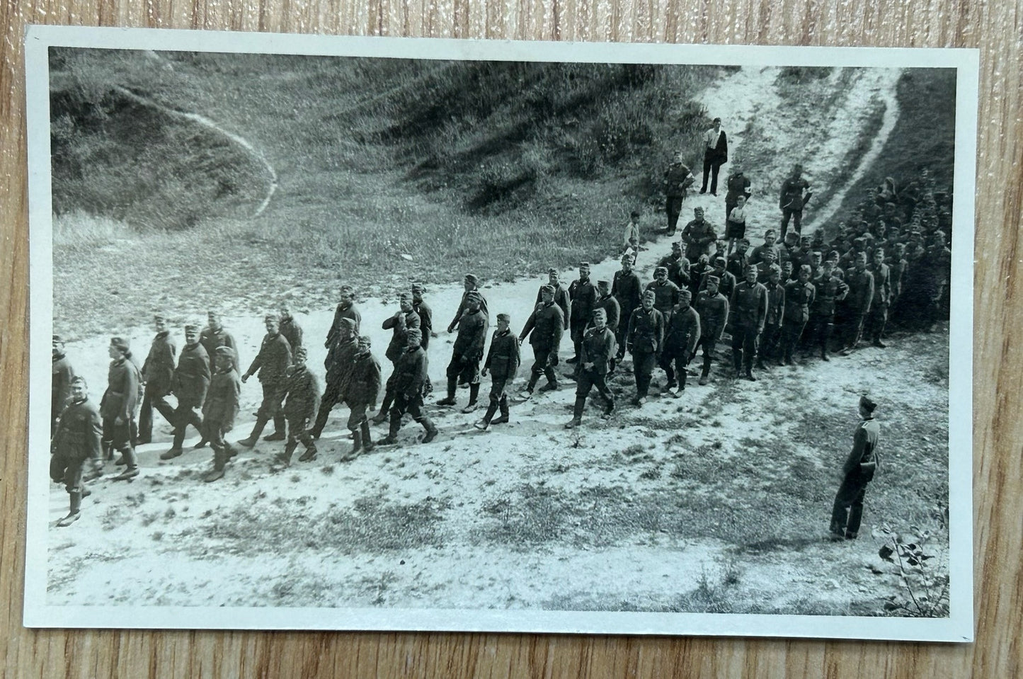 Group of 7 postcard photos - Heer officers and soldiers