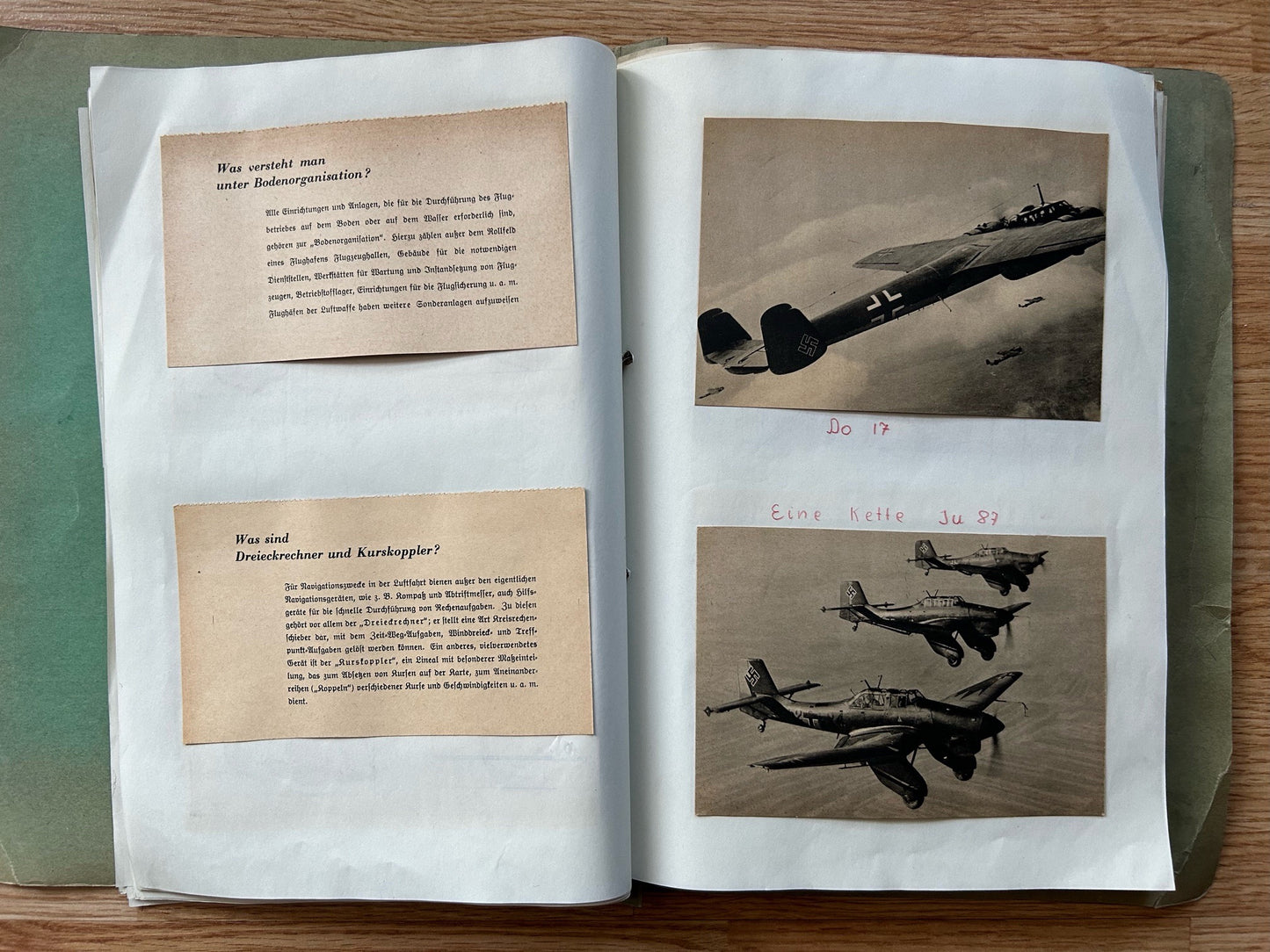 1942 German folder - postcards and newspaper clippings