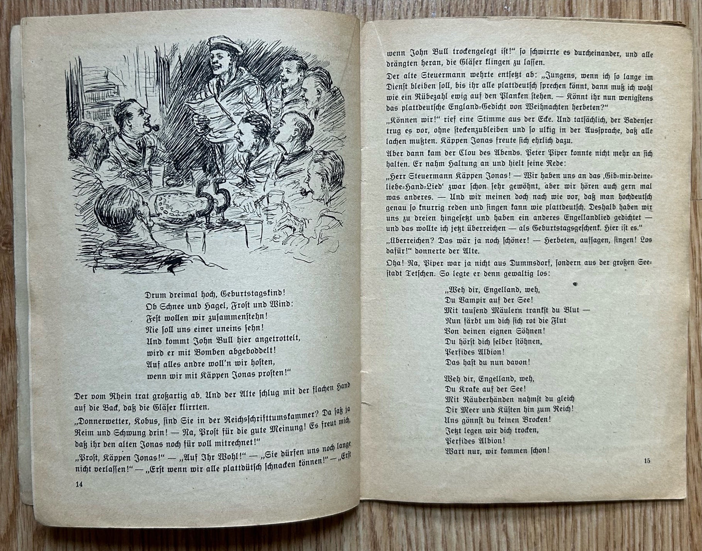 Third Reich German youth book - U-Bootjagd