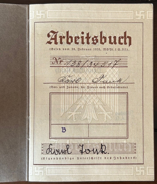 Arbeitsbuch - Gelsenkirchen coal miner