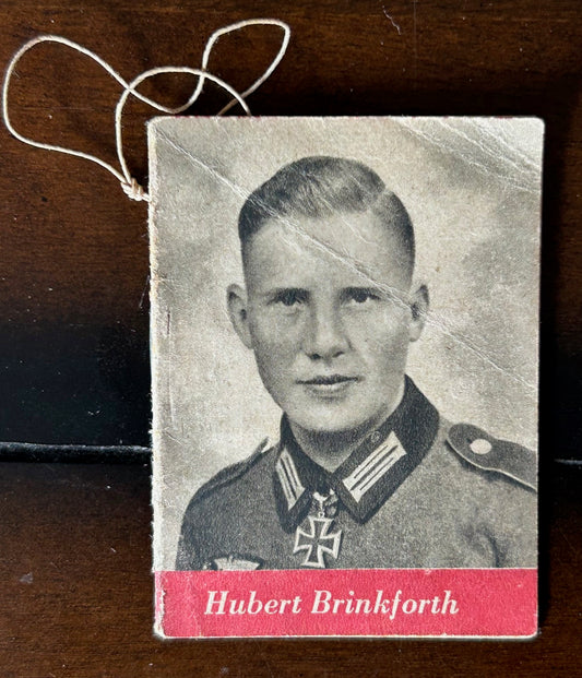 WHW booklet - Anti-tank gunner Hubert Brinkforth