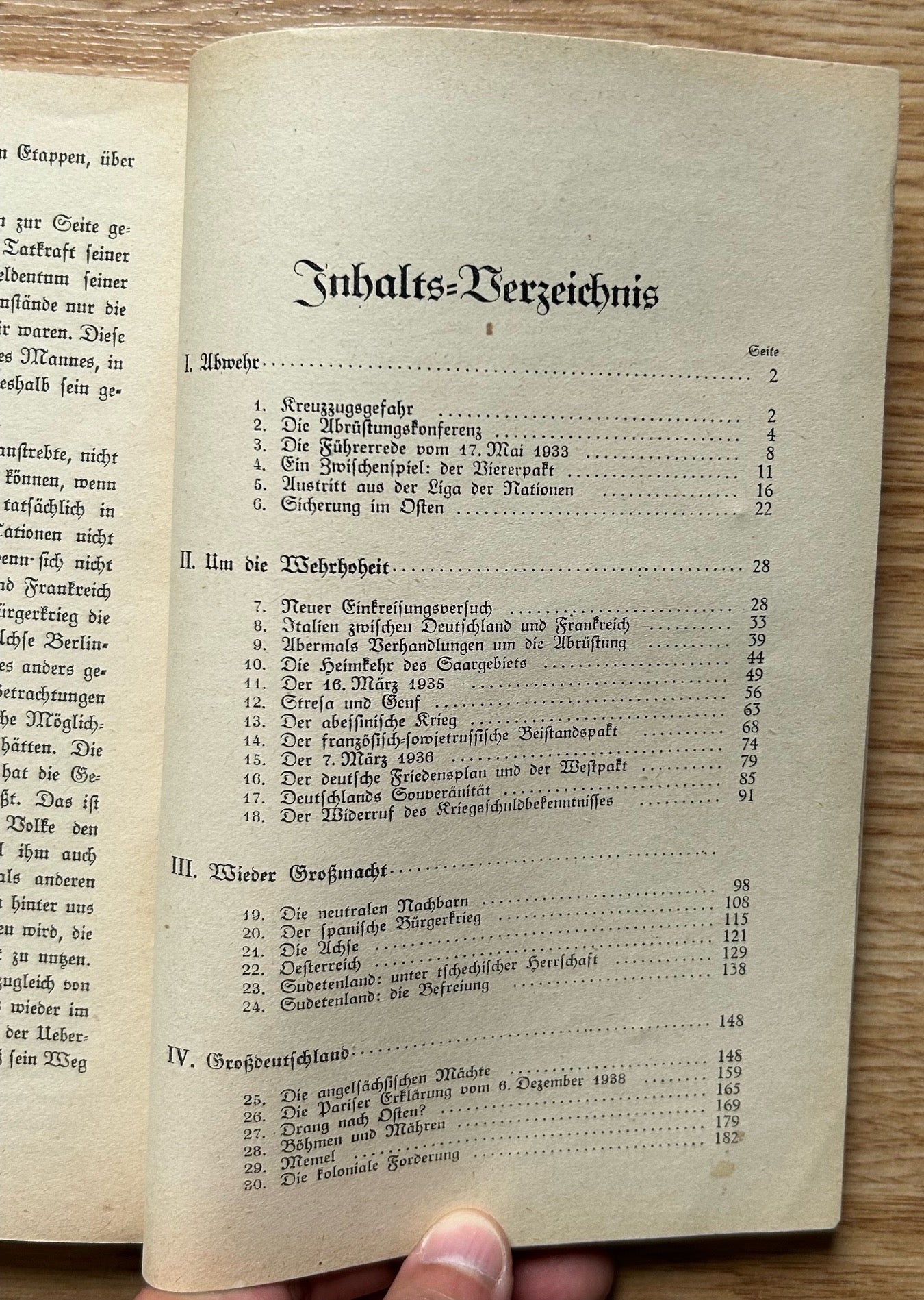 Deutschlands Aussenpolitik 1933-1940 - Tornister OKW book