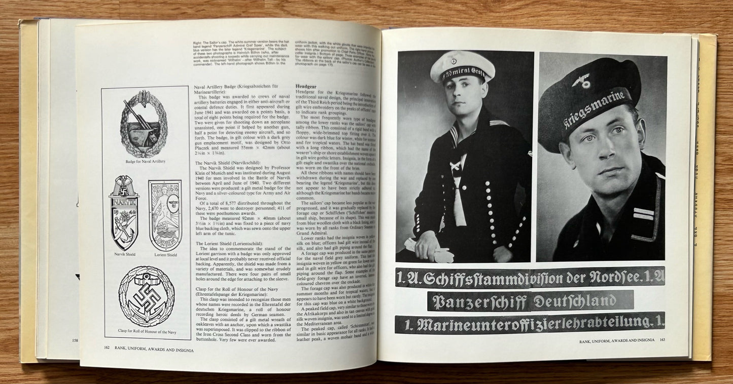 The German Navy in World War Two - hardcover reference book