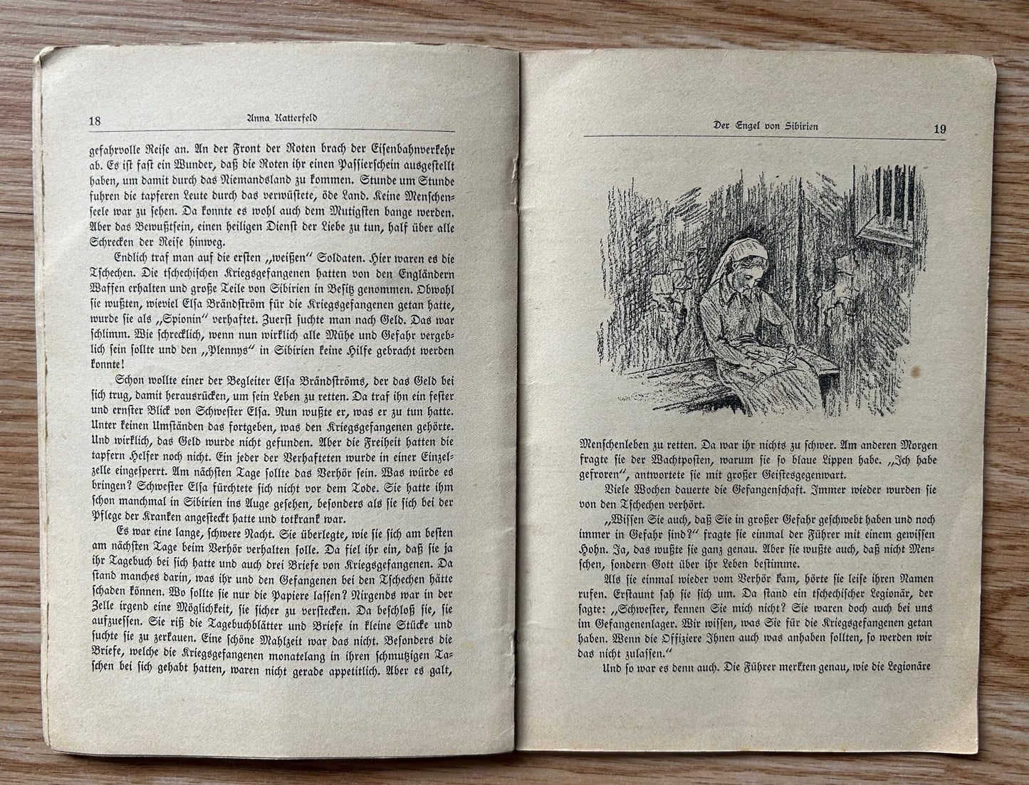 German youth book - Der Engel von Sibirien