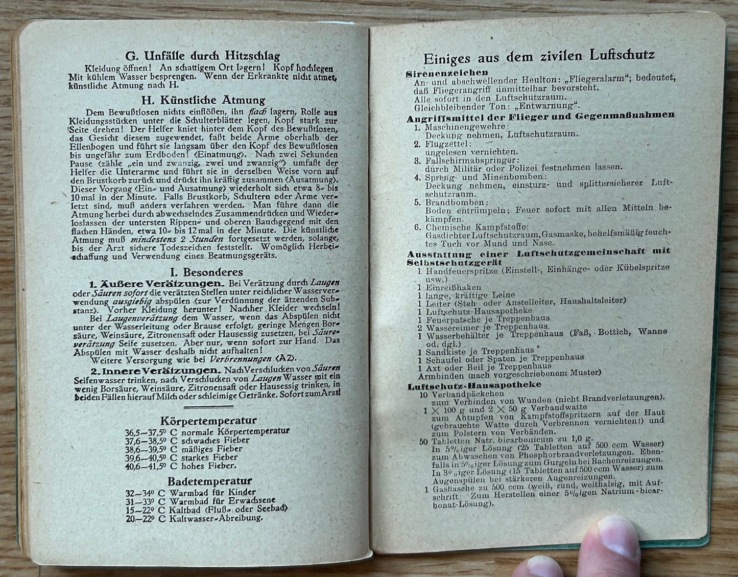 1941 pocket calendar - Berlin