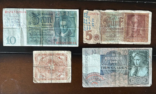 German currency grouping - WW2 and Allied occupation