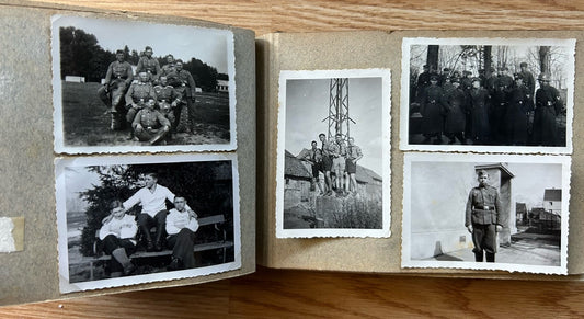 WW2 German family photo album - civilian, army, HJ, RAD