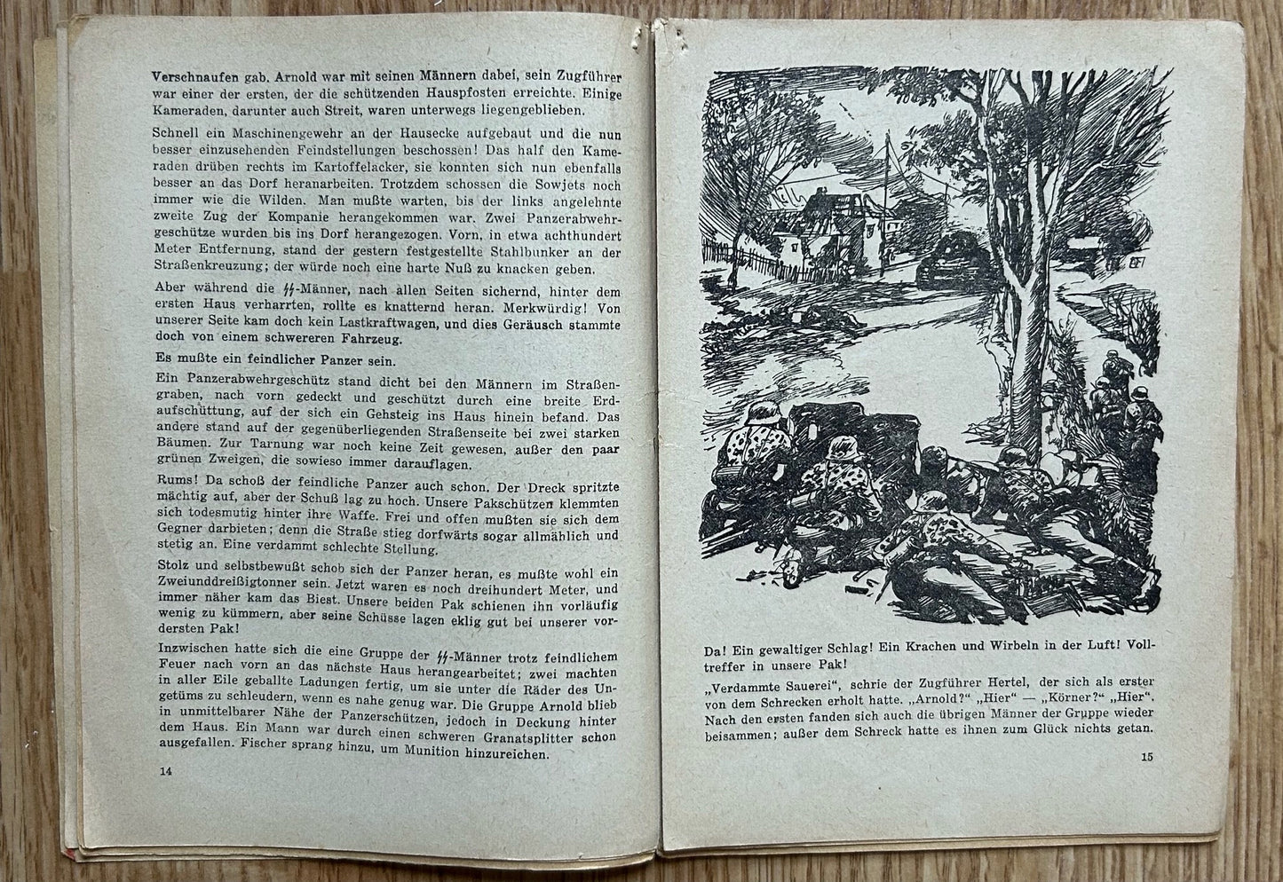 Third Reich German youth book - Waffen SS vor Leningrad