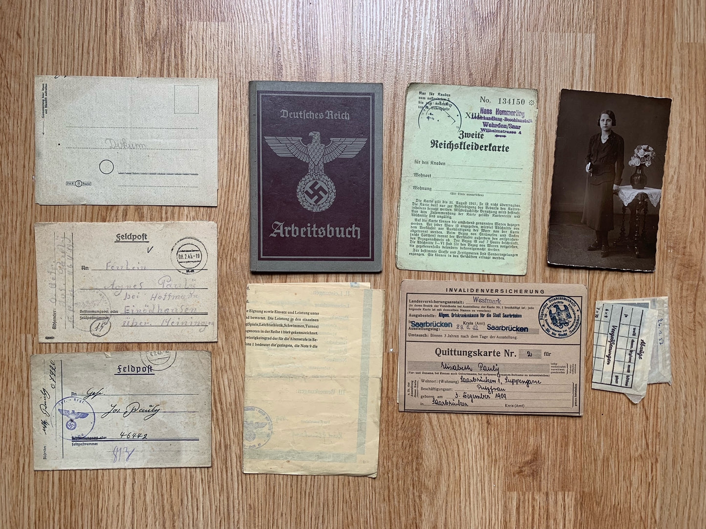 Arbeitsbuch and document grouping - same family