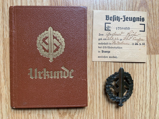 SA Sports Badge and award document grouping