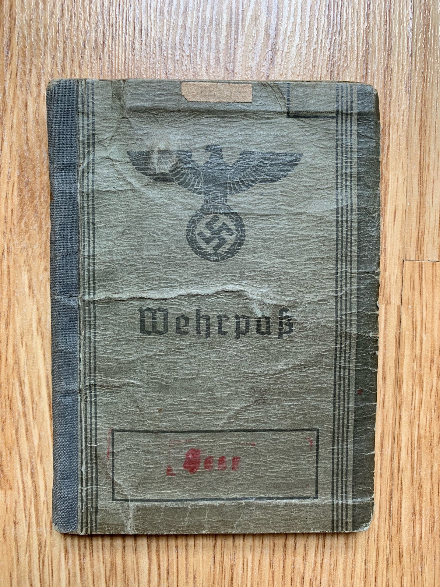 Wehrpass - Infantryman, Leningrad combat, wounded