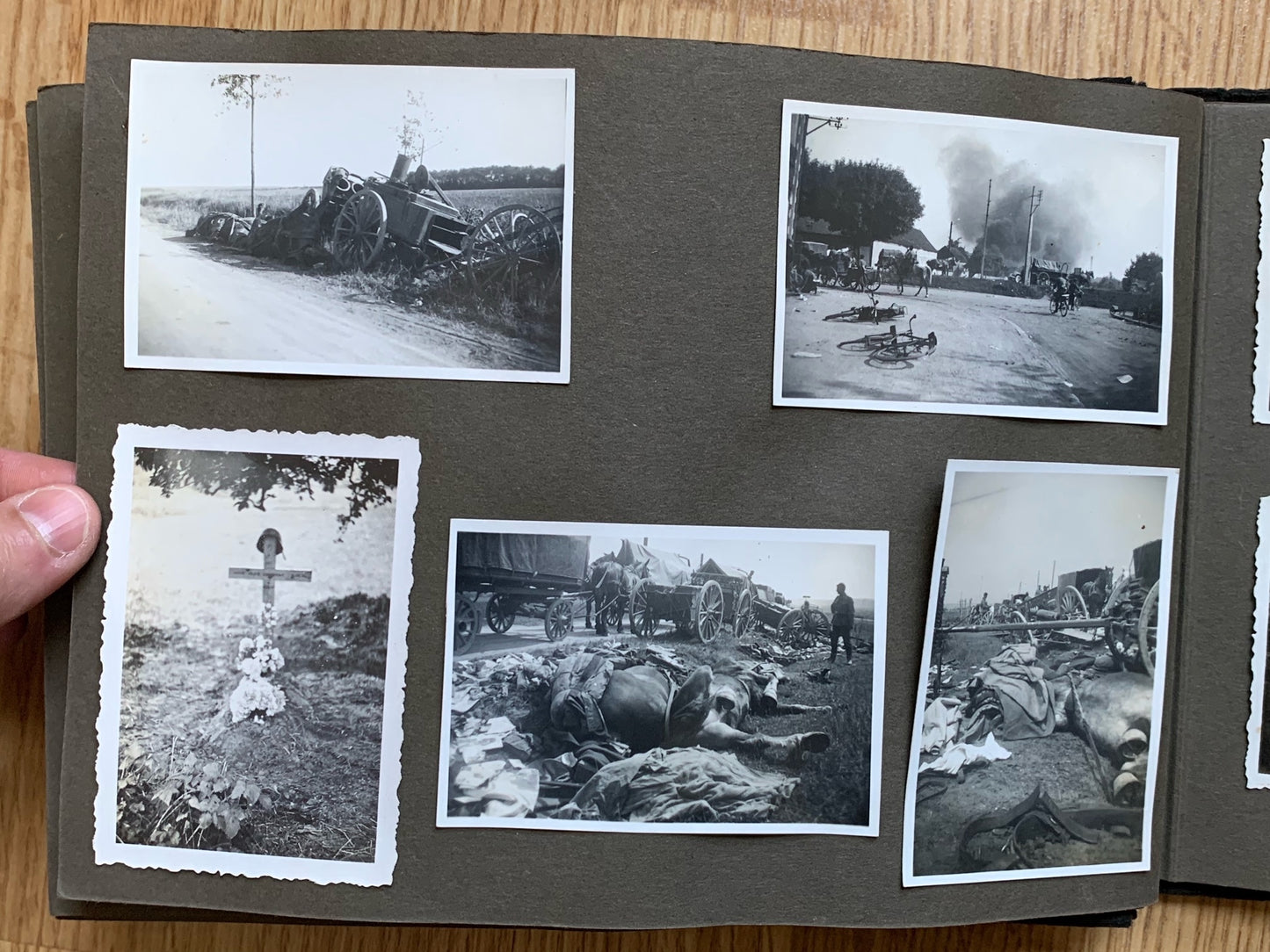 German WW2 photo album, Artillery / French 1940 campaign