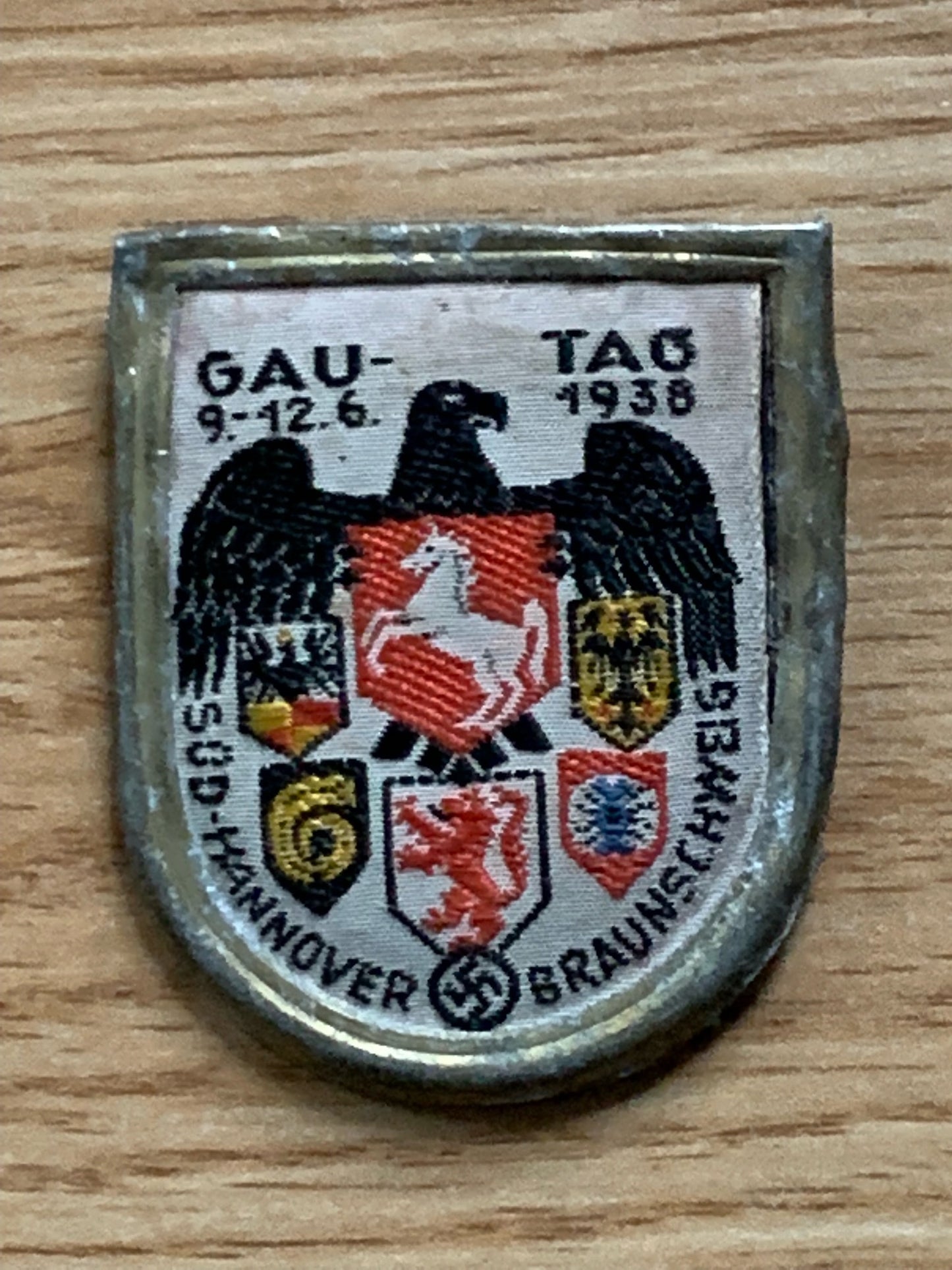 Gautag Sud Hannover Braunschweig 1938 tinnie