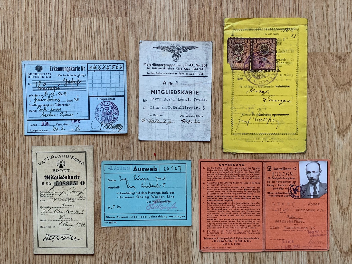 Hermann Göring Werke employee ID grouping