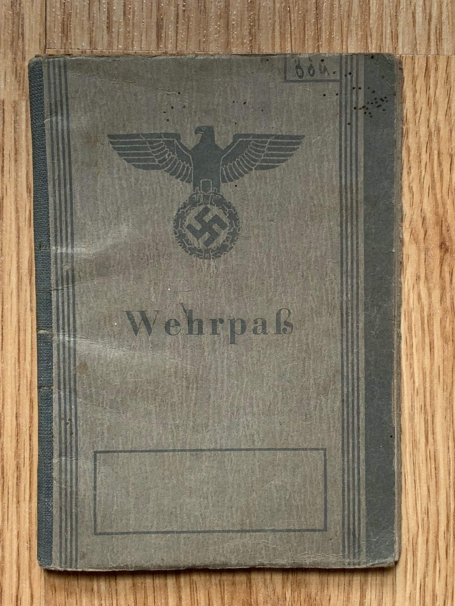 Wehrpass - teen conscript / RAD member, March 1945