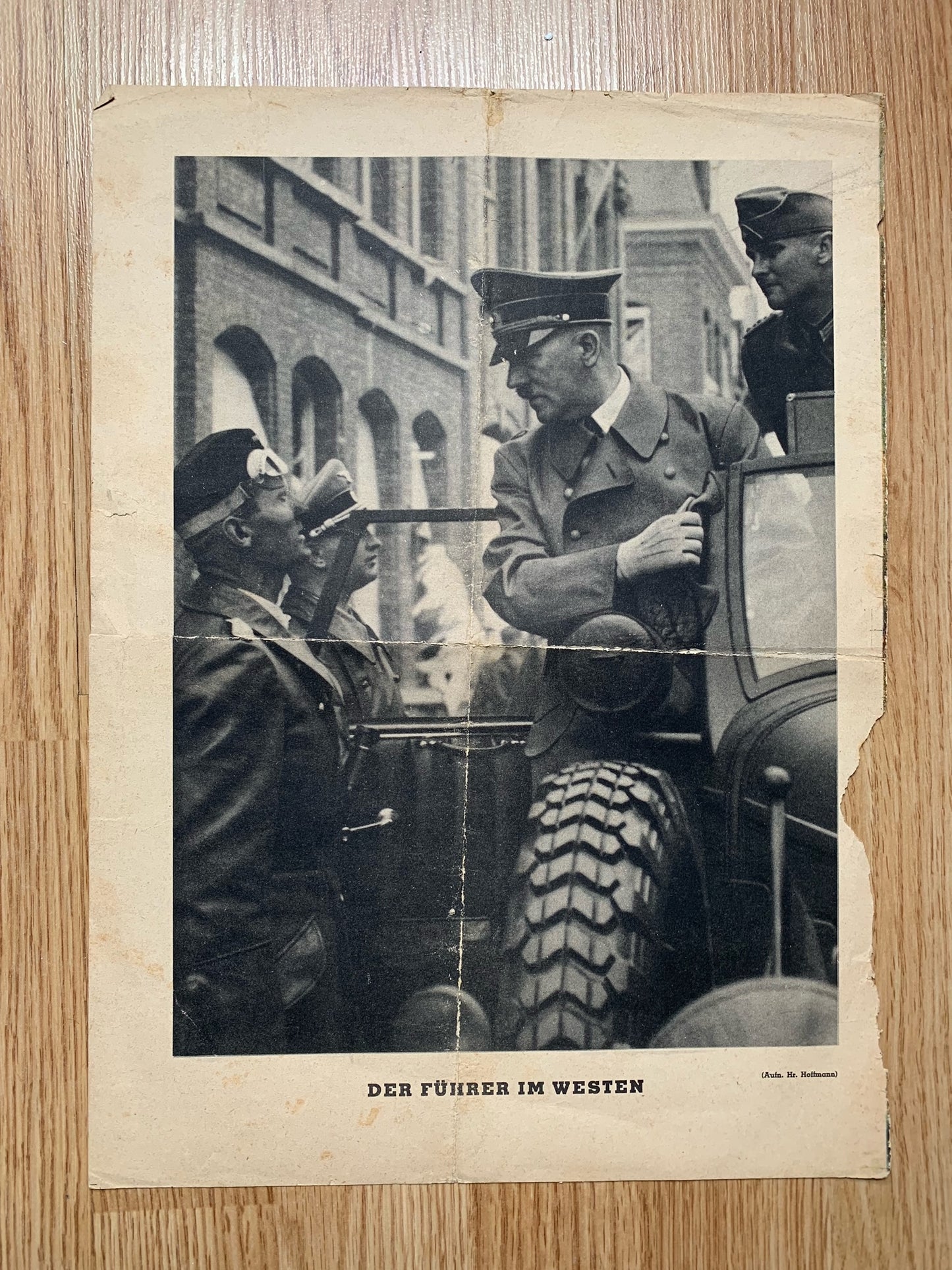 Der Führer im Westen handout / sheet - 1941