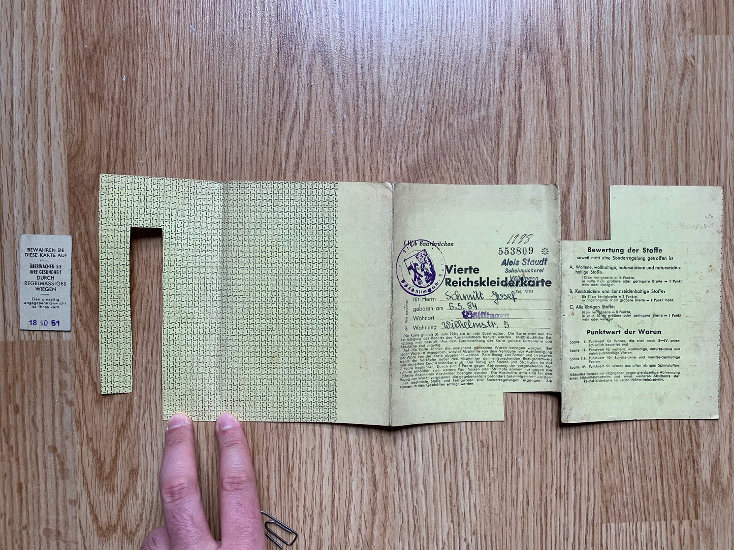 Arbeitsbuch and document grouping - same family
