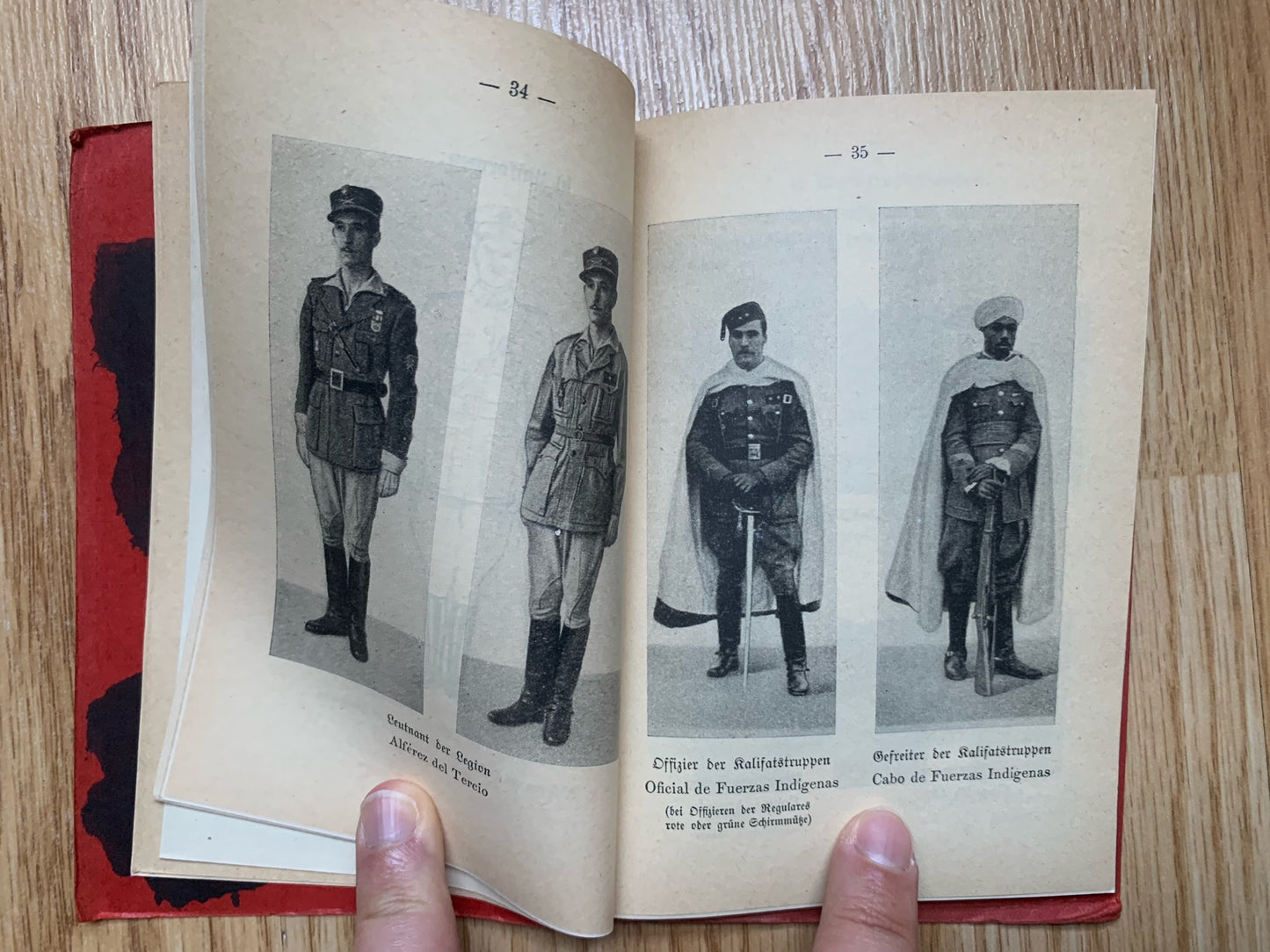 WW2 German Army reference book - Spanish military 1941